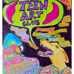 FREE – TEEN ART CLUB!!