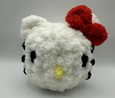 Finger Knit Hello Kitty