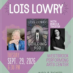 Back Cove Books presents: “An Evening with Lois Lowry & Rebecca Traister”