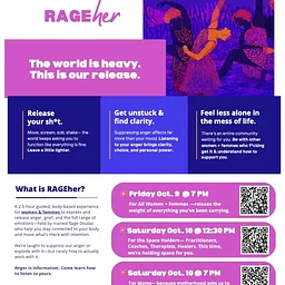 RAGEher Chicago: For Space Holders & All Women + Femmes
