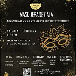 Movement Arts Cape Cod Masquerade Gala!