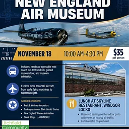 Adult Day Trip to the New England Air Museum