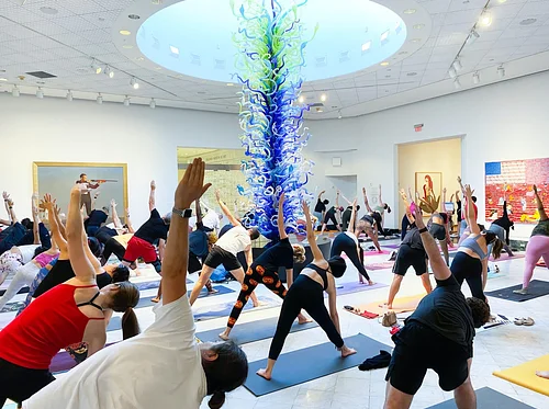 Yoga in the Galleries