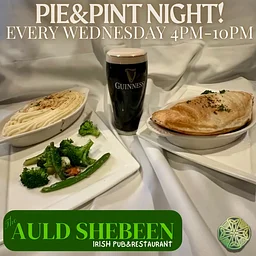 Pie and Pint Night $20.95