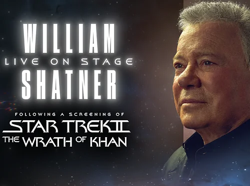 William Shatner Live On-stage with Star Trek II: The Wrath of Khan