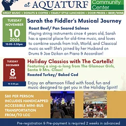 Senior/Adult Trip: Aquaturf with Sarah the Fiddler’s Musical Journey