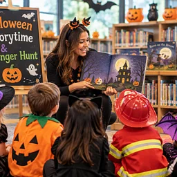 Halloween Storytime and Scavenger Hunt (Ages 2-7)