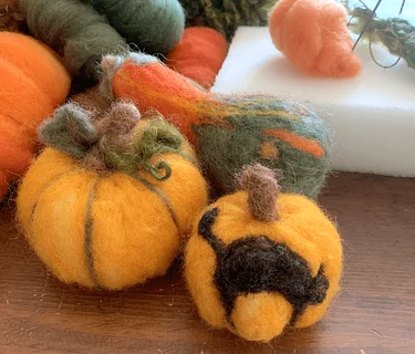 Needle Felting: Pumpkins & Gourds Workshop