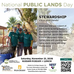 Public Lands Day, Monumental Clean-up at SRSJMN Monument Visitor Center