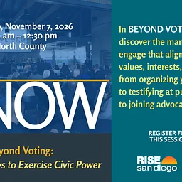 RISE Now—Beyond Voting: The Many Ways to Exercise Civic Power