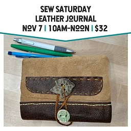 Sew Saturday: Leather Journal
