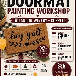 Doormat Painting Workshop Coppell