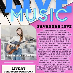 Live Music: Savannah Love