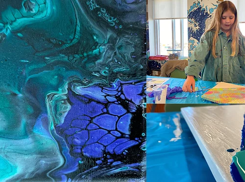 Floating Cup Pour with Debbie