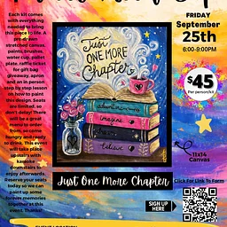 Just One More Chapter Paint and Sip at Wind Vineyards