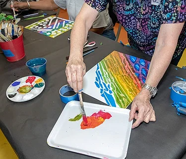 The Golden Hour: Boomer & Gen Z Pour & Paint