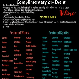 3rd Annual Wine & Spirits Market