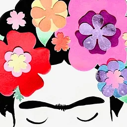 Art & Sip: Floral Frida Collage