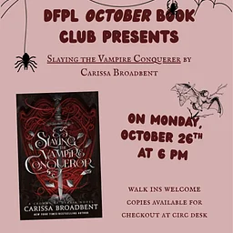 Book Club: “Slaying the Vampire Conqueror” - Dobbs Ferry Library