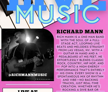 Live Music: Richard Mann