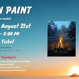August Sip N Paint with Taylor Bash