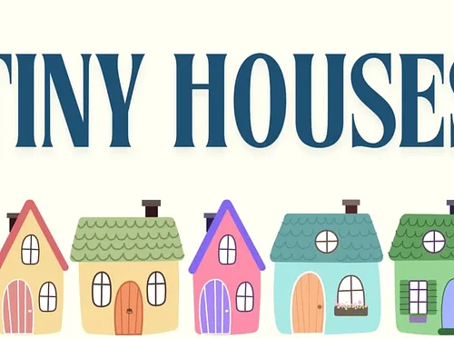 Tiny Houses on stage at the Cotuit Center for the Arts