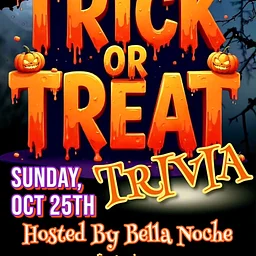 Trick Or Treat Trivia, Hosted by Bella Noche