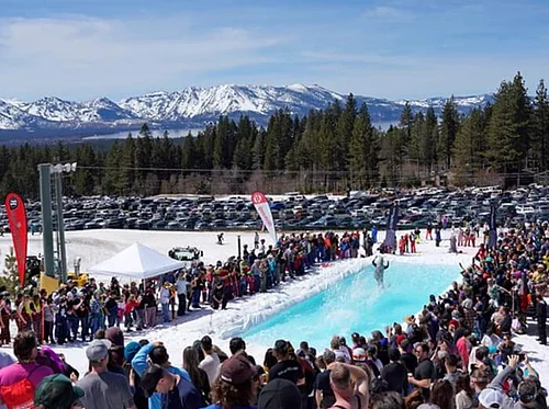 Pond Skimming at Heavenly Mountain Resort