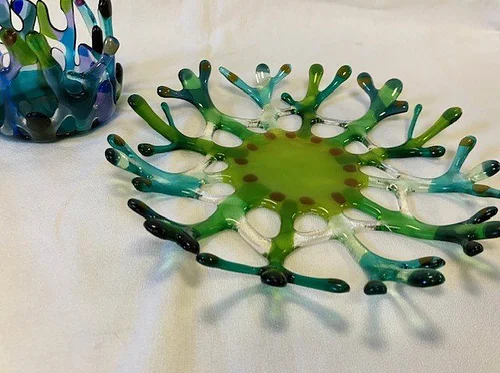 FUSED GLASS: UNDER THE SEA—Create Either a Bowl or Candle Holder with Themes of Coral and Seaweed
