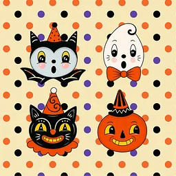 Vintage Halloween Cookies