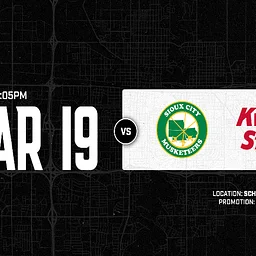 SIOUX CITY MUSKETEERS VS. FARGO FORCE