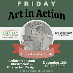 Art in Action: Children's Book Illustration & Character Design with Cindy Rodella-Purdy