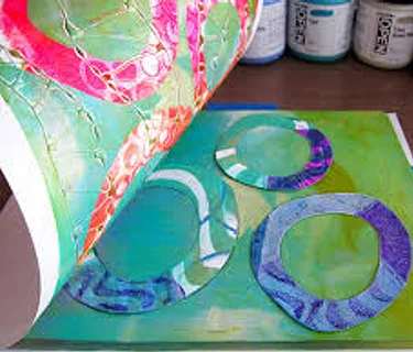 Printmaking to Mixed Media Collage