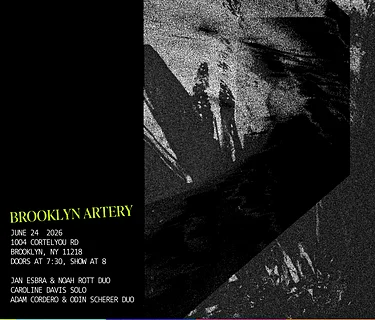 Live Music: Jan Esbra & Noah Rott, Caroline Davis, Adam Cordero & Odin Scherer
