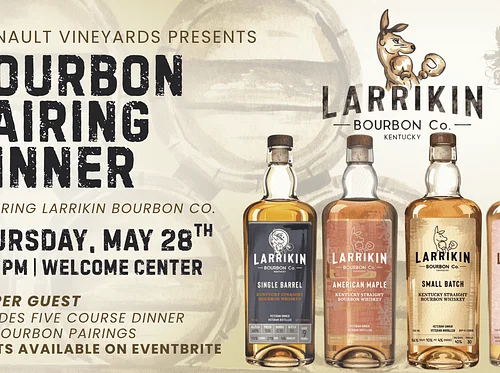 Bourbon Pairing Dinner ft. Larrikin Bourbon Co. at Chenault Vineyards