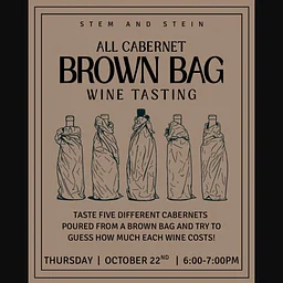 All Cabernet Brown Bag Wine Tasting!