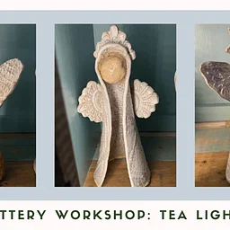 Two-Day Pottery Workshop: Tea Light Angels – Day 1 of 2