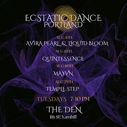 ECSTATIC DANCE PORTLAND : LUKE RAIN