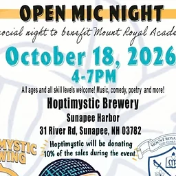 Open Mic Night SUNAPEE 10/18