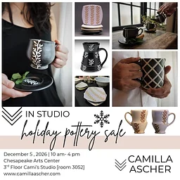In-Studio Pottery Sale with Artist Camilla Ascher