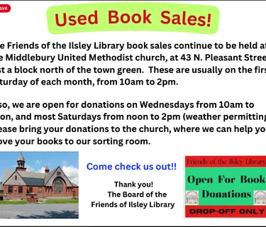 Friends of Ilsley Library Book Sale