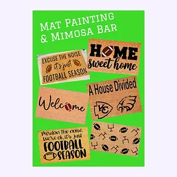 Mat Painting and Mimosa Bar