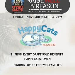 Raise Hell for a Reason | Happy Cats Haven