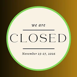 Closed in Observance of Thanksgiving