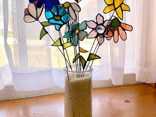Stained Glass Flowers