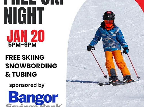Free Ski Night sponsored by Bangor Savings Bank