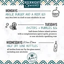 Weeknight Specials