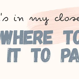 Nowhere to wear it party!