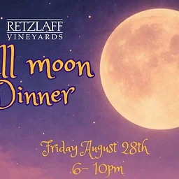 Full Moon Dinner with On The Vine Catering, Wine and Live Music by Lisa Long