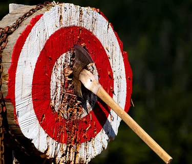 Hatchet Throwing at Babblers Killside